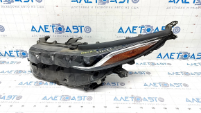 Headlight front left complete Toyota Prius 50 Prime 17-19 LED with seal and upper mount, sand