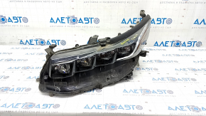Headlight front left complete Toyota Prius 50 Prime 17-19 LED with seal and upper mount, sand