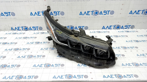 Front right headlight complete Toyota Prius 50 Prime 17-19 LED with seal and upper mount, sand