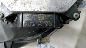 Headlight front left complete Toyota Prius 50 Prime 17-19 LED with seal and upper mount, sand