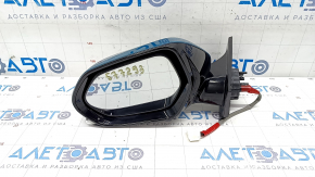 Side mirror left Toyota Prius 50 Prime 17-20 5 pins, heated, blue, scratches