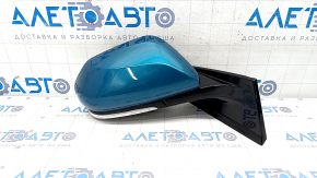 Side mirror right Toyota Prius 50 Prime 17-20 5 pins, heated, blue
