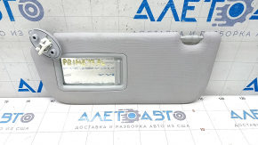 Left visor Toyota Prius 50 Prime 17-19 gray, without hook