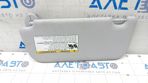 Right visor Toyota Prius 50 Prime 17-19 gray, without hook