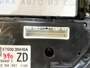Climate control control of Nissan Leaf 13-17 with frame, with monitor control, with air duct, scratches