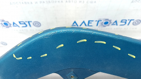 Front bumper bare right Toyota Prius 50 Prime 17-22 without parking sensors, blue 791, scratches, dented