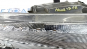 Right turn signal Toyota Prius 50 Prime 17-22 without fog lights, sand, broken guide, scratches