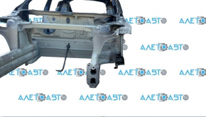 Front left quarter Tesla Model S 12-15 pre-rest RWD on the body, aluminum panel, black PBSB