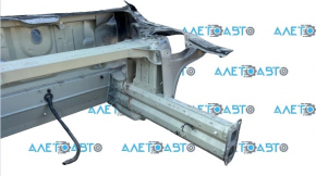 Front left quarter Tesla Model S 12-15 pre-rest RWD on the body, aluminum panel, black PBSB