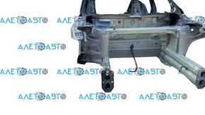 Front right quarter Tesla Model S 12-15 pre-rest RWD on the body, aluminum panel, black PBSB