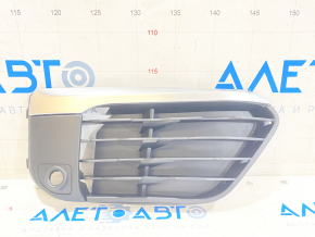 Lower grille of the front bumper right BMW X1 F48 16-19 X-line open for parking sensors