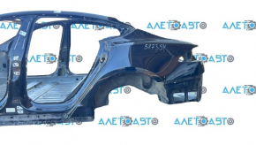 Quarter wing rear left Tesla Model S 12-20 on body, aluminum panel, black PBSB