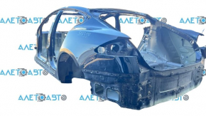 Quarter wing rear left Tesla Model S 12-20 on body, aluminum panel, black PBSB