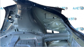 Quarter wing rear right Tesla Model S 12-20 on the body, aluminum panel, black PBSB, small dents on the arch, dented at the rear