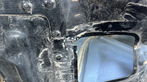 Quarter wing rear right Tesla Model S 12-20 on the body, aluminum panel, black PBSB, small dents on the arch, dented at the rear