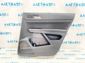 Door trim card rear right VW Atlas 18 - black under curtain, scratches