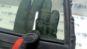 Triangle door glass with seal, rear right, Toyota Prius 50 16-22
