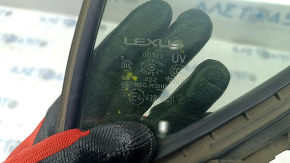 Triangle door glass with seal, rear left, Lexus CT200h 11-17