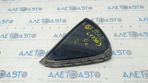 Door glass triangle with seal rear left Lexus CT200h 11-17 scratches