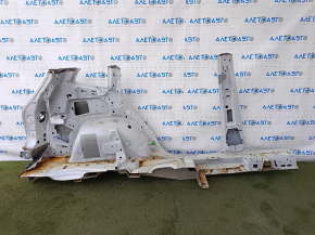 Quarter wing rear left VW Tiguan 18-long, white, with central pillar, dented