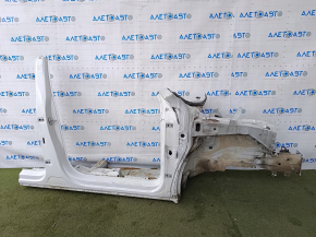 Front right quarter VW Tiguan 18 - white, with central pillar, butt, dented gun, non-standard
