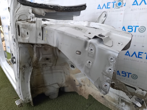 Front right quarter VW Tiguan 18 - white, with central pillar, butt, dented gun, non-standard