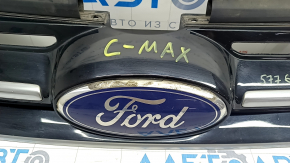 Grill grill Ford C-max MK2 13-18 with emblem, chrome, sand