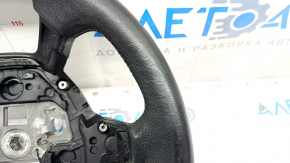Naked steering wheel Ford C-max MK2 13-18 leather black, worn, scratches