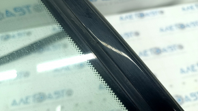 Door glass triangle rear right Cadillac CTS 14 - complete with glass seal, deformed guide, scratches