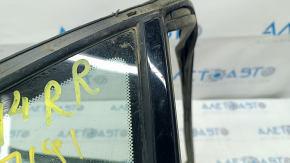 Door glass triangle rear right Cadillac CTS 14 - complete with glass seal, deformed guide, scratches