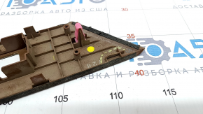 Front right window lift control trim Lexus RX350 RX450h 10-15 dark brown wood, worn, broken mount