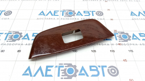Rear left window lift control trim Lexus Hs250h 10-12 wood grain, worn