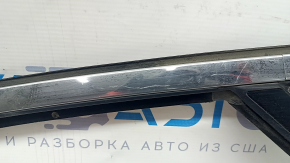 Front right glass seal Lincoln MKZ 13-16 with upper chrome molding, triangle glass, scratches on molding