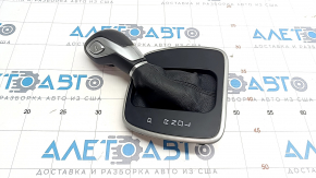 Gear knob with shifter cover Ford C-max MK2 13-18 leather black, scratches