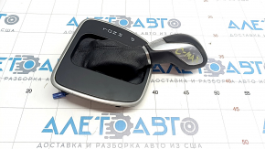 Gear knob with shifter cover Ford C-max MK2 13-18 leather black, scratches