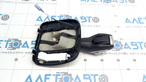 Gear knob with shifter cover Ford C-max MK2 13-18 leather black, scratches