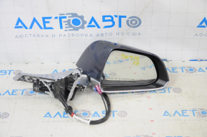 Side mirror right Tesla Model 3 18-20 13+1 pins, heated, auto-dimming, graphite, chrome, peeling paint, oxidation