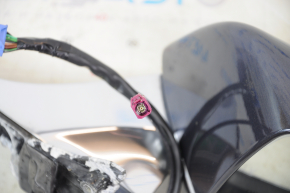 Side mirror right Tesla Model 3 18-20 13+1 pins, heated, auto-dimming, graphite, chrome, peeling paint, oxidation