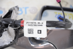 Side mirror right Tesla Model 3 18-20 13+1 pins, heated, auto-dimming, graphite, chrome, peeling paint, oxidation