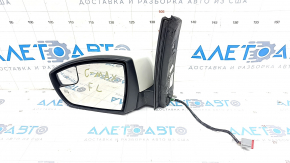 Side mirror left Ford C-max MK2 13-18 7 pins, turn signal, heated, white, scratches