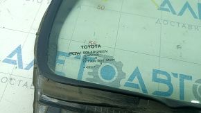 Triangle door glass with seal, rear right, Toyota Camry v70 18-24, green tint