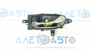 Nissan Leaf 13-17 black inner front left door handle