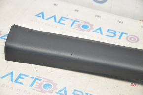 Door sill trim front left inner Tesla Model 3 18- black, scratches, worn