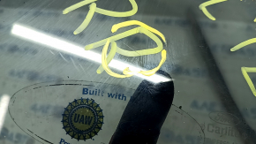 Rear right glass seal Ford Explorer 11-19 with window, scratches