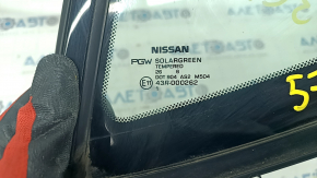 Rear left glass seal Nissan Maxima A36 16- with window, guide is deformed