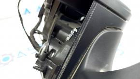 Side mirror right Mercedes G550 W463 19- 8+8 pins, BSM, under the turn signal, heated, crack in the mount, worn, missing mirror element, missing overlay, missing turn signal, missing