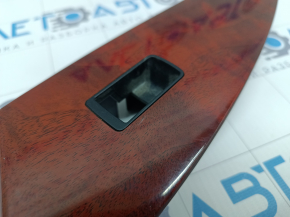 Rear left window lift control trim Lexus ES350 07-09 wood grain, worn