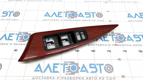 Front left window lift control trim Lexus ES350 07-09 wood grain, scratch
