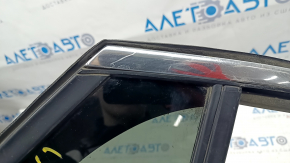 Rear right glass seal with triangle Chevrolet Volt 16 - molding and guide are deformed, scratches