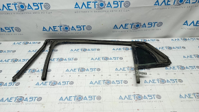 Rear right glass seal with triangle Chevrolet Volt 16 - molding and guide are deformed, scratches